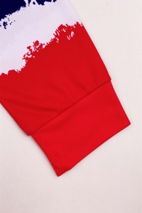 Design Contrasting Collar Men's Sublimation Polo Shirt Customized Full Fit Dye Sublimation Polo Shirt Dye Sublimation Garment Factory Long Sleeve Sublimation Polo Shirt Supplier  Australia outing activities  P1468 detail view-2